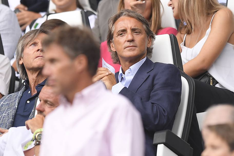 Presente anche il c.t. della Nazionale, Roberto Mancini LAPRESSE